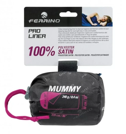 Вкладыш в спальный мешок FERRINO Sheet-Sleepingbag Pro Liner Mummy