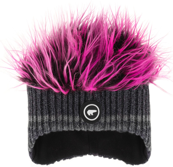 EISBAR шапка Keke Cocker MU (grafitgrau/pink)