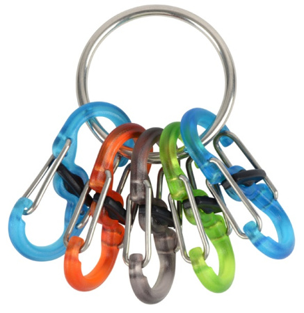 Брелок Key Ring Locker с пластиковыми карабинами