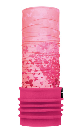 Детская бандана BUFF CHILD POLAR BUTTERFLY PINK