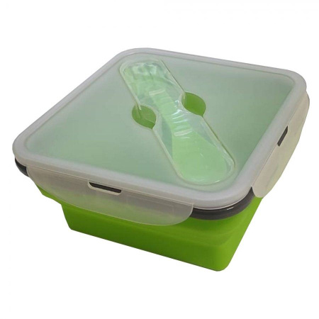 Контейнер силиконовый с ловилкой TRAMP 1000 мл