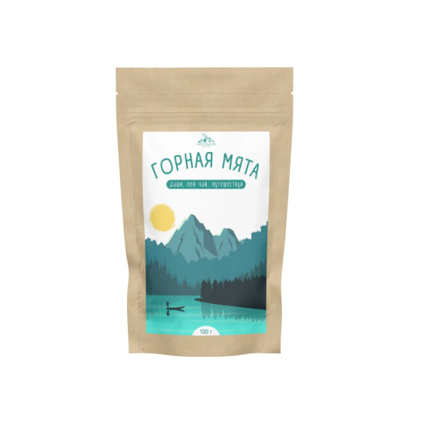 Черный чай с добавками Taste of Mountains Горная мята