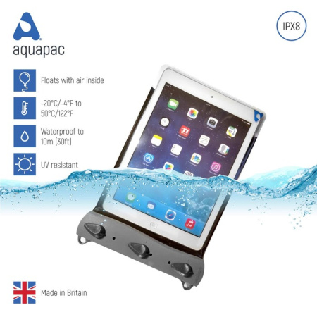 Влагозащитный прозрачный чехол для планшета AQUAPAC Standart Electronics Case
