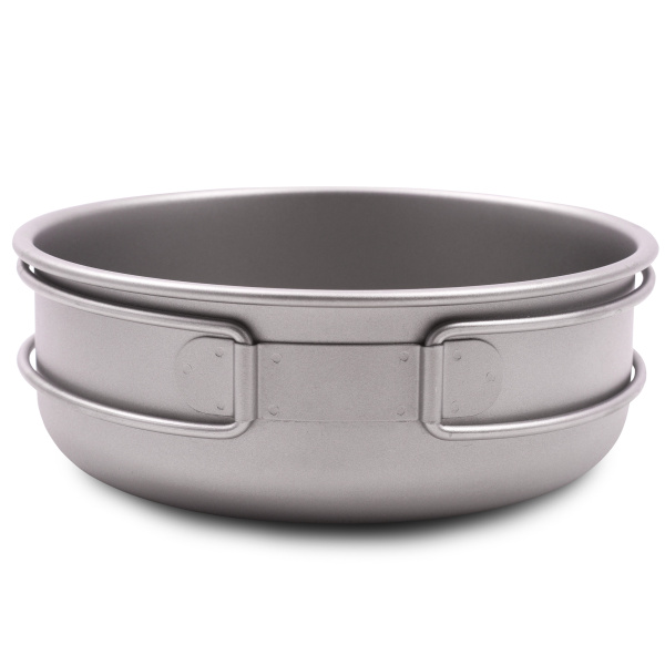 Титановая миска с ручками T-Gear Titanium Bowl 550