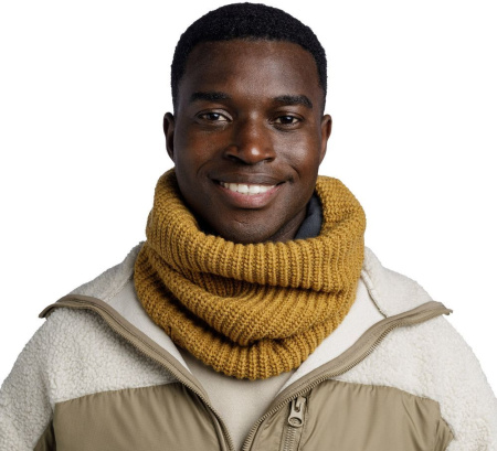 Шарф BUFF Knitted & Fleece JARN Ocher