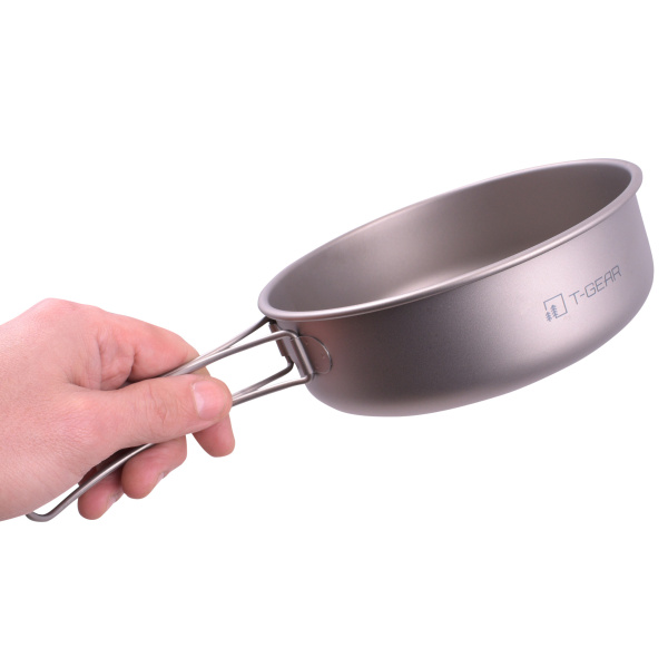 Титановая миска с ручками T-Gear Titanium Bowl 800