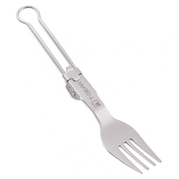 Титановая cкладная вилка T-Gear Titanium Folding Fork