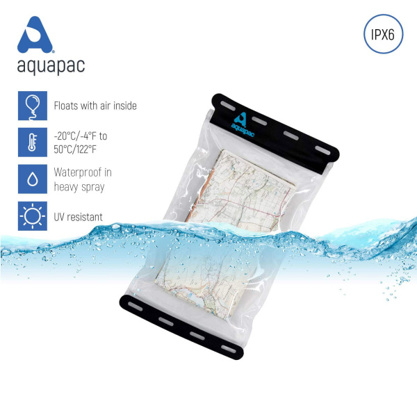 Чехол герметичный AQUAPAC Kaituna Map Case Small