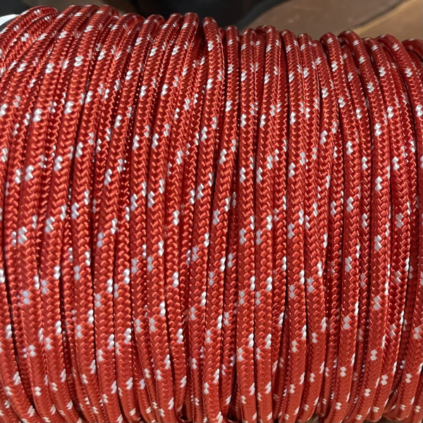 CAMP репшнур 4 мм  (red/white)
