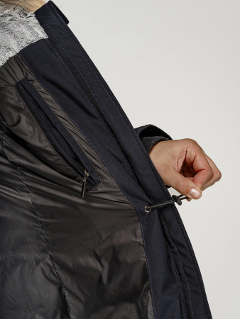 Пуховая женская куртка LAPLANGER Парка (опушка чернобурка)