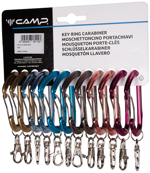 Карабин аксессуарный CAMP "D" 75 mm