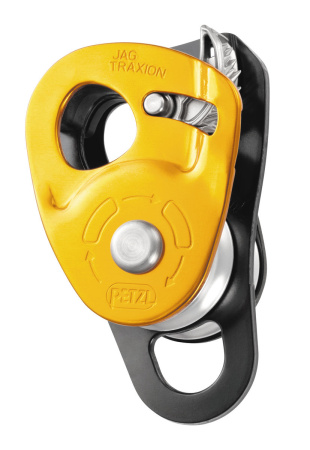 Двойной ролик с зажимом PETZL JAG TRAXION