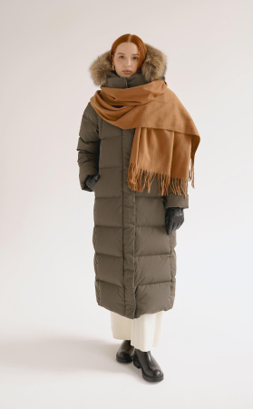 Женское пуховое пальто LAPLANGER Глория (опушка енот)