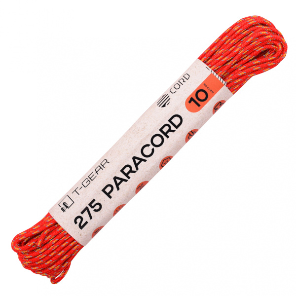 Световозвращающий паракорд 275 T-Gear x CORD nylon (10м)