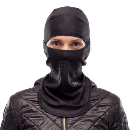 Балаклава BUFF Thermonet Solid Black Балаклава BUFF Thermonet Solid Black