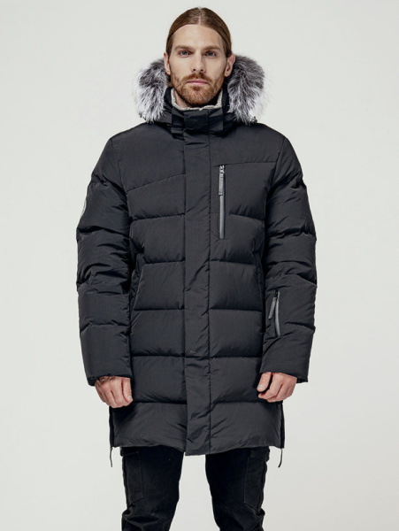Мужская пуховая куртка LAPLANGER Норман (опушка енот)