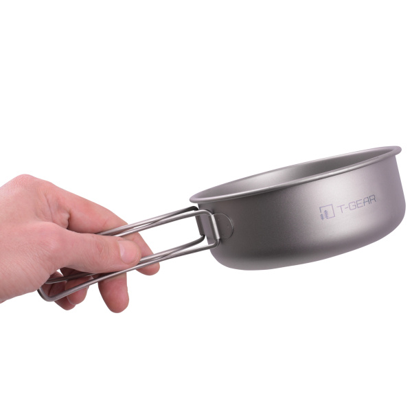 Титановая миска с ручками T-Gear Titanium Bowl 550