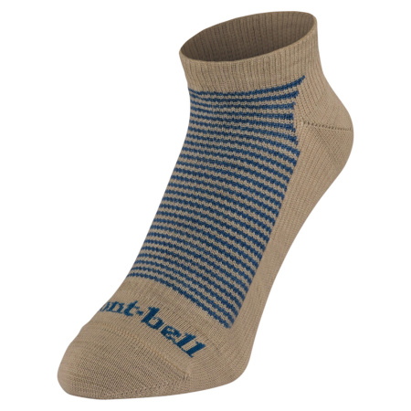 Montbell носки Merino Wool Travel Ankle (S, cyan blue)