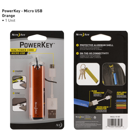 USB-переходник PowerKey™ Mini Power Cord Micro USB