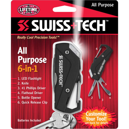 Мультиинстумент SwissTech All Purpose 6-in-1 Мультиинстумент SwissTech All Purpose 6-in-1