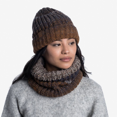 Шарф-труба BUFF Knitted & Fleece Neckwarmer OLYA Pewter