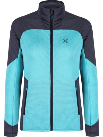 MONTURA куртка RISE MAGLIA жен. (XL, turquoise/graphit blue)