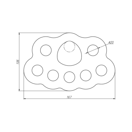 Такелажный накопитель KROK средний (алюм)