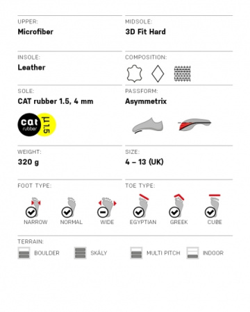 Скальные туфли OCUN OXI LU