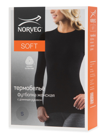 Женский шерстяной лонгслив NORVEG Soft
