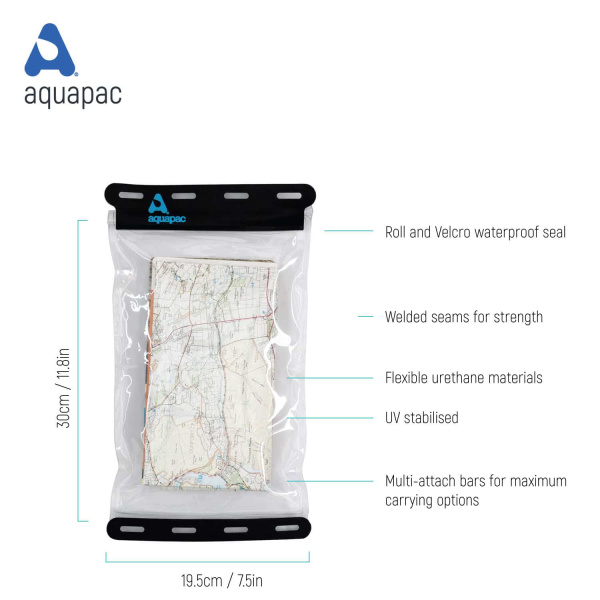 Чехол герметичный AQUAPAC Kaituna Map Case Small