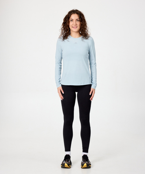 Nordski футболка Upcast с длинным рукавом жен. (42-L, skyward)