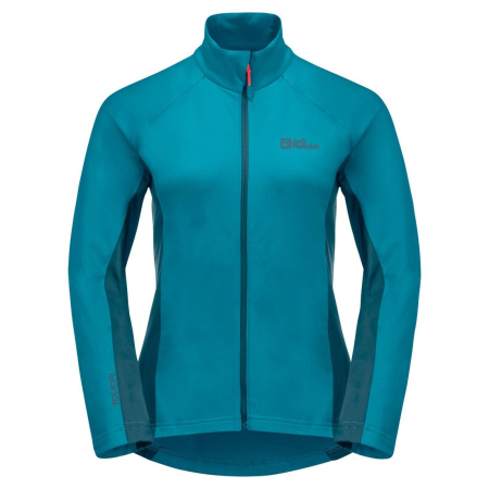 JACK WOLFSKIN куртка MOROBIA FZ жен. (женский, S, freshwater blue, 1395)