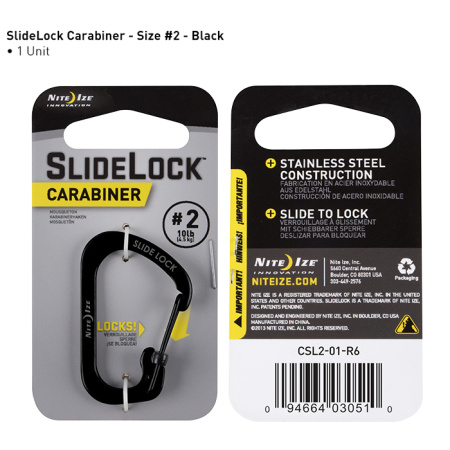Карабин металический Carabiner SlideLock