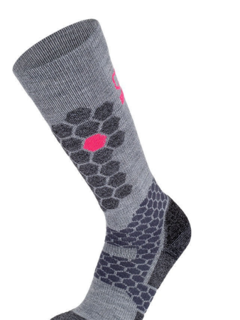 BRBL гольфы GRIZZLY 2 (35-38, light grey melange/anthra/neon coral )