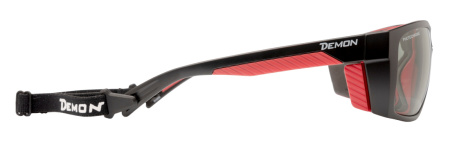 Очки DEMON EIGER Photochromic, cat 2-4, matt black/red