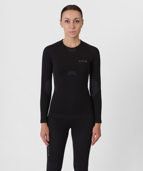 Red Fox фуфайка Active Seamless жен. (M-L, чёрный)