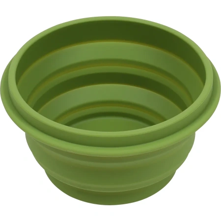 Миска силиконовая TRACK с крышкой оливковая 1000 мл