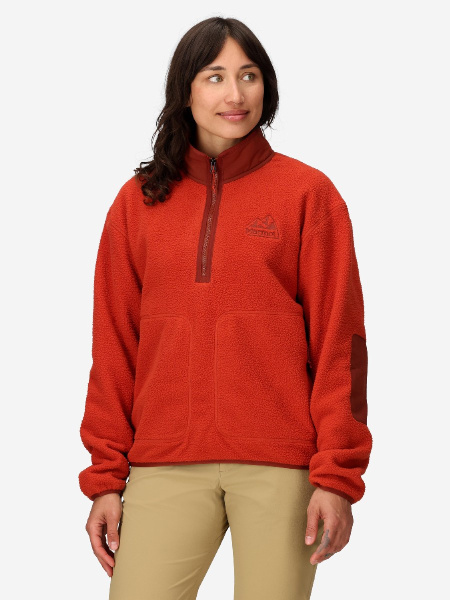 MARMOT толстовка Wanderer High Pile Fleece жен. (XS, sumac)