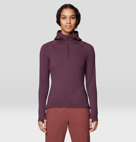 MHW джемпер Crater Lake Heavyweight Half Zip Hoody жен. (XS, бордовый) MHW джемпер Crater Lake Heavyweight Half Zip Hoody жен. (XS, бордовый)