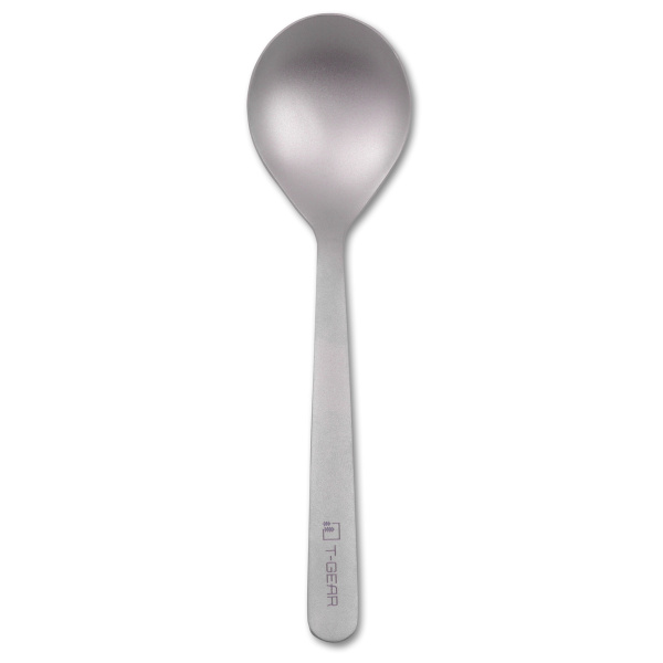 Большая титановая ложка T-Gear Titanium Big Spoon Polished