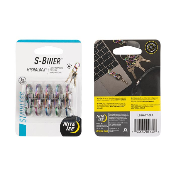 Стальной карабин S-Biner MicroLock
