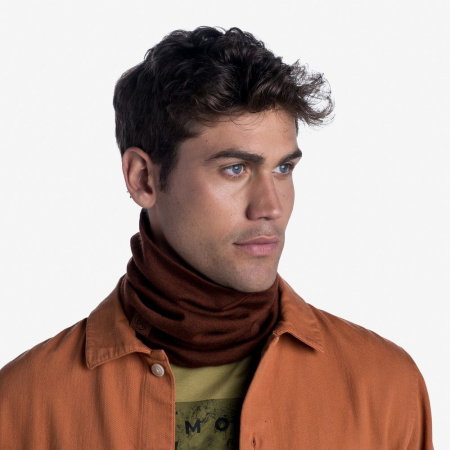 Бандана BUFF Heavyweight Merino Wool Solid Sienna