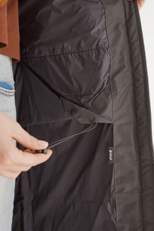 Женское пуховое пальто LAPLANGER Сортавала (опушка чернобурка)