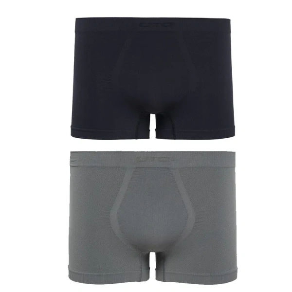 UTO трусы Sports Nilit Softex Boxer (2шт) муж. (L, black/dark grey)