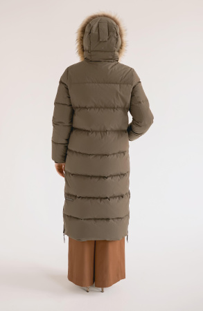 Женское пуховое пальто LAPLANGER Эстери (опушка енот)