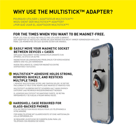 Магнитный держатель Steelie Dash Mount Kit Plus