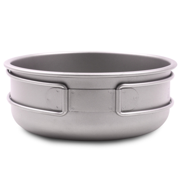 Титановая миска с ручками T-Gear Titanium Bowl 450