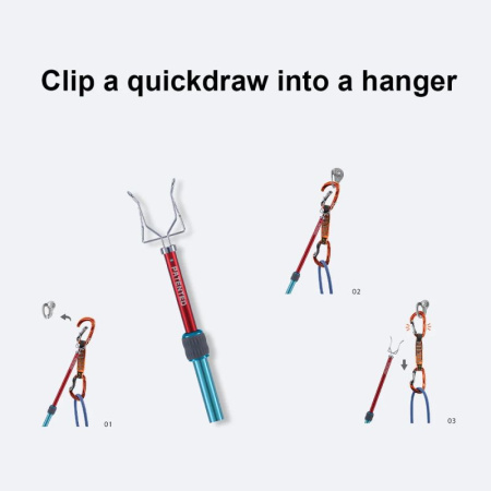 Удочка для встегивания оттяжек Kailas Clip-Up EVO Stick Clip