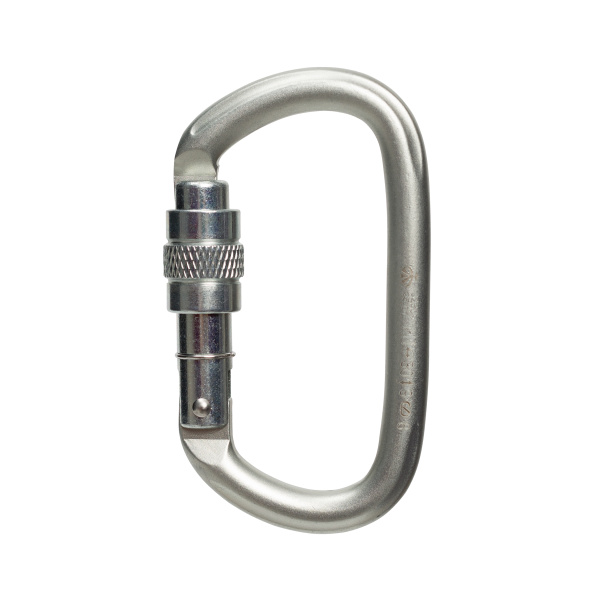 Карабин овал стальной с муфтой Вертикаль люкс (Keylock) 