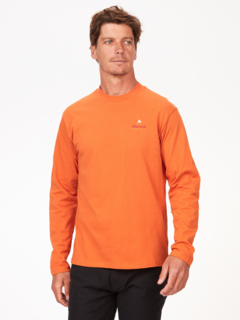 MARMOT футболка Marmot For Life H LS муж. (XXL, tangelo)
